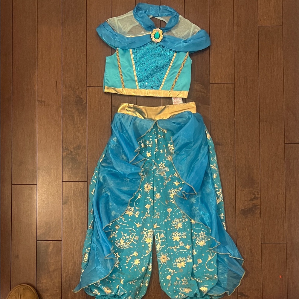 Disney Blue and Gold Kids Dance Costume